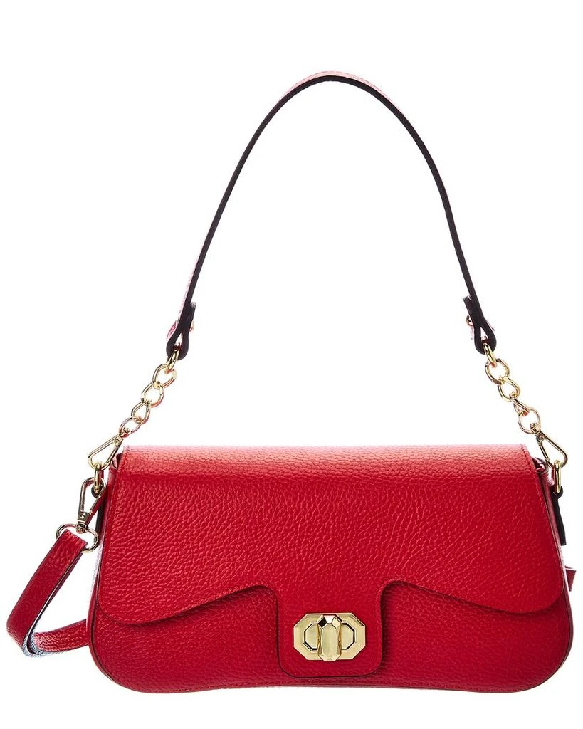 商品Italian Leather|Italian Leather Shoulder Bag,价格¥788,第1张图片