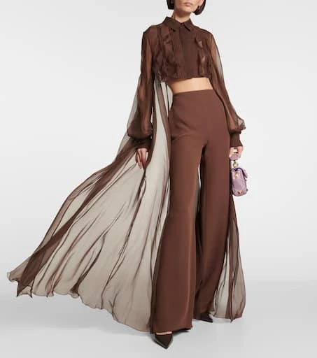 商品Valentino|Silk chiffon top,价格¥20619,第2张图片详细描述