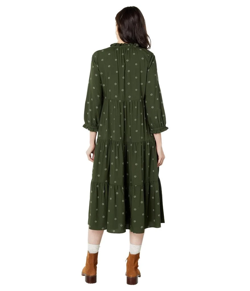 商品Madewell|Jacksonville - Tiered Midi Dress - Challis,价格¥864,第2张图片详细描述
