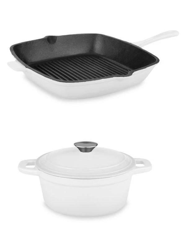 商品BergHOFF|Neo 3-Piece Dutch Oven & Grill Pan Set,价格¥1585,第1张图片