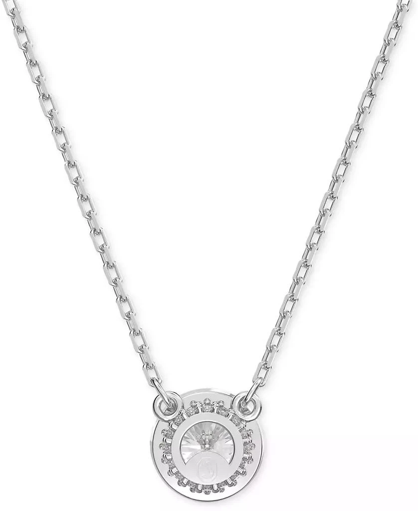 商品Swarovski|Silver-Tone Constella Crystal Pendant Necklace, 14-7/8" + 3" extender,价格¥958,第4张图片详细描述