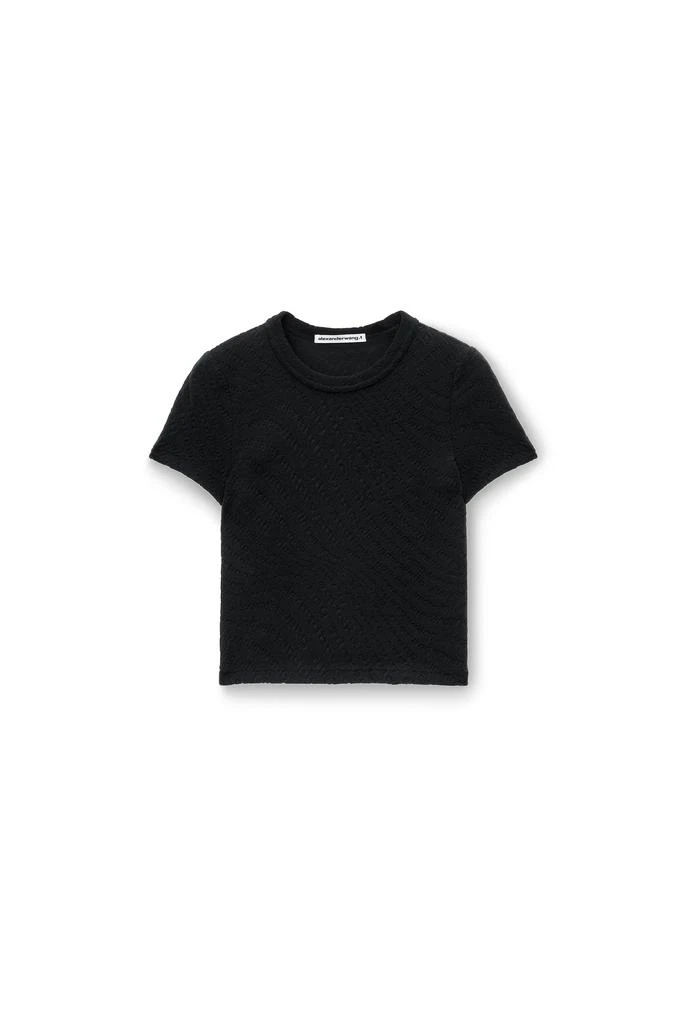 商品Alexander Wang|Logo Jacquard Short Sleeve Baby Tee,价格¥1942,第1张图片