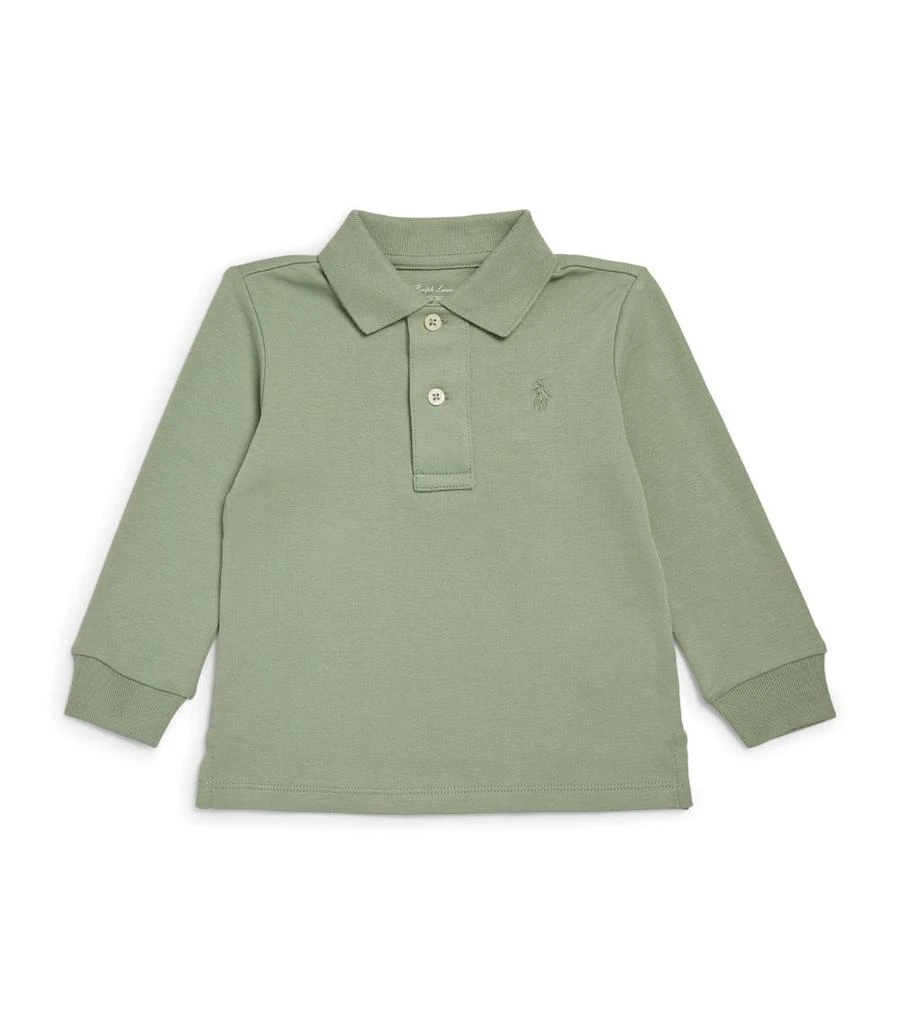商品Ralph Lauren|Long-Sleeve Polo Shirt (3-24 Months),价格¥530,第1张图片