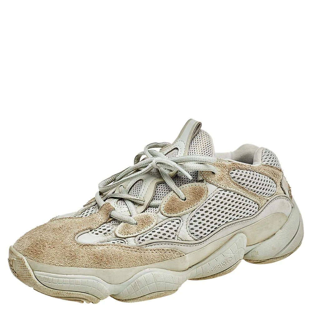 商品[二手商品] YEEZY|Yeezy x Adidas Grey Mesh and Suede 500 Salt Sneakers Size 40,价格¥1045,第1张图片