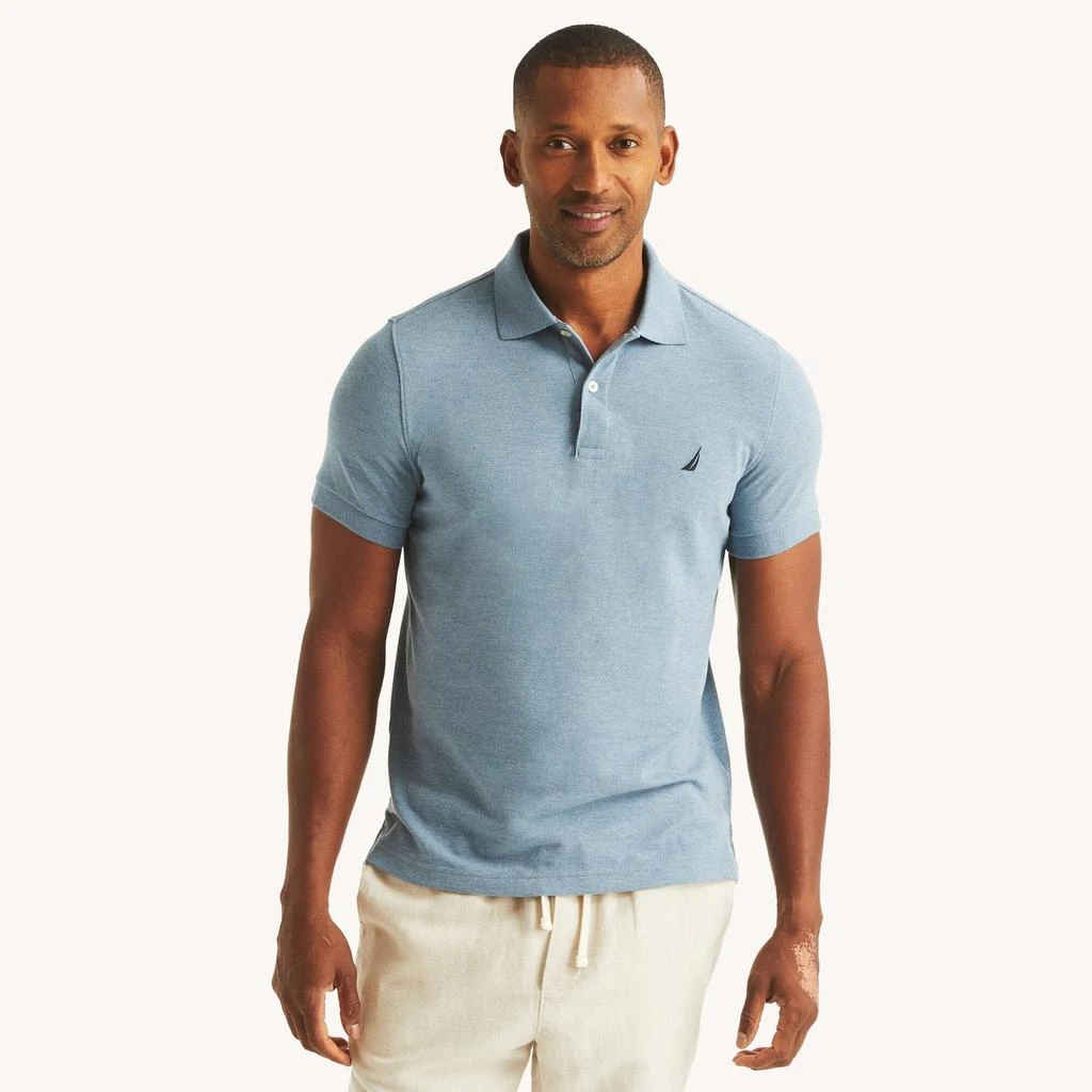 商品Nautica|Mens Slim Fit Deck Polo,价格¥163,第1张图片