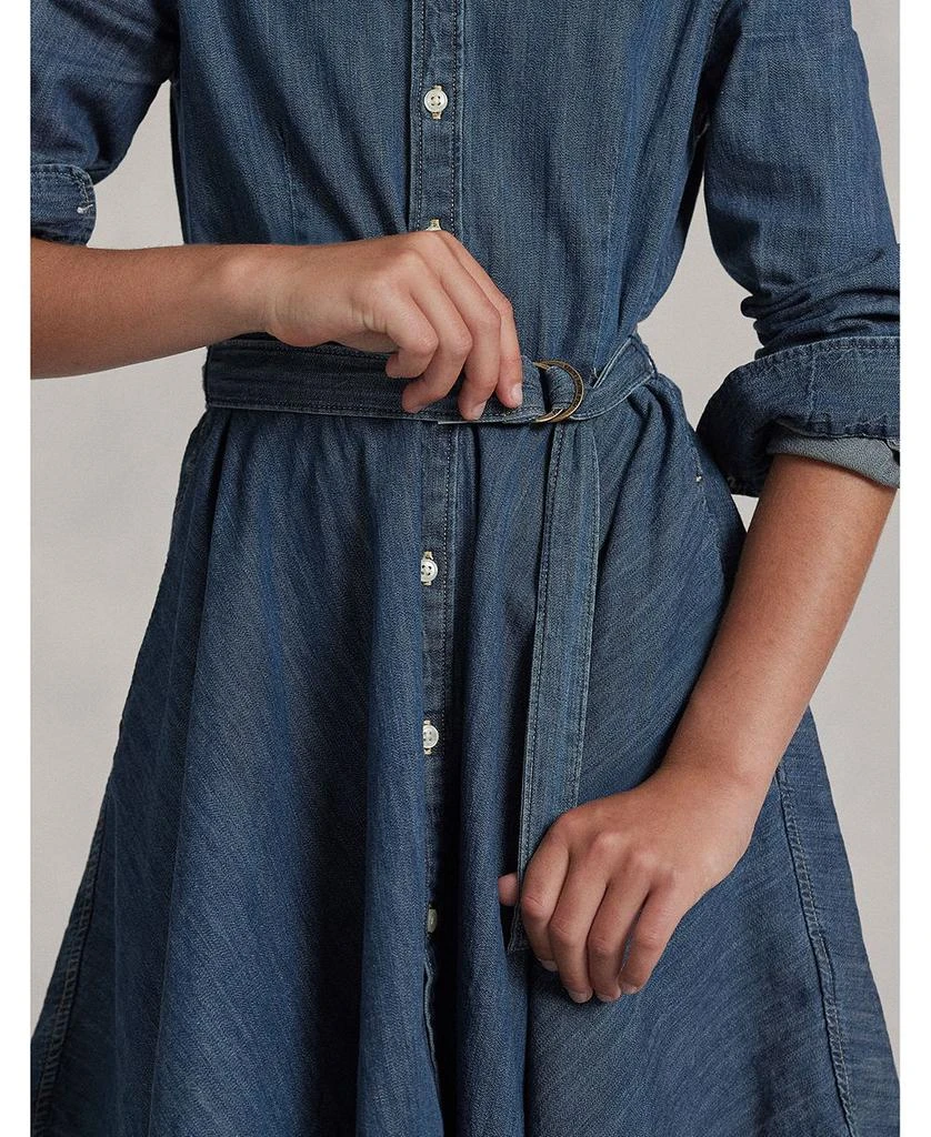 Girls' Denim Shirt Dress with Belt - Little Kid, Big Kid 商品