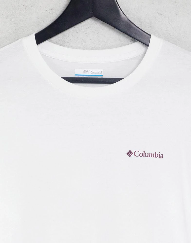 商品Columbia|Columbia Westhoff back print t-shirt in white Exclusive at ASOS,价格¥145,第2张图片详细描述