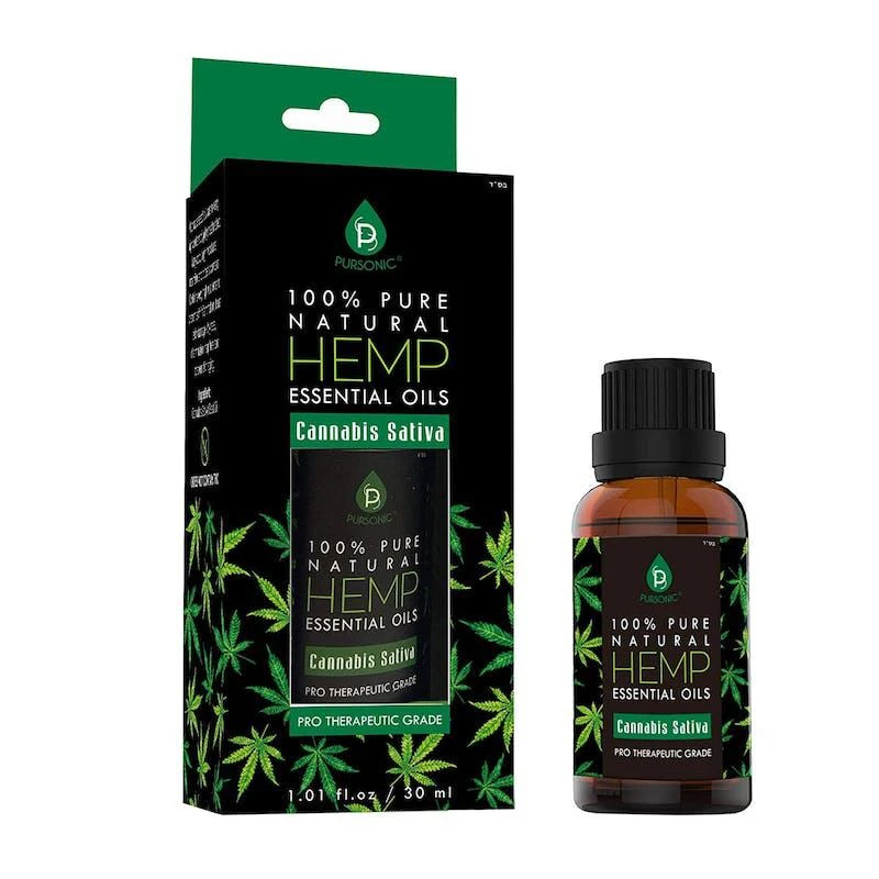 商品PURSONIC|100% Pure Natural Cannabis Sativa (Hemp) Essential Oil,价格¥151,第1张图片