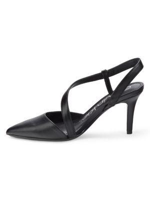 商品Calvin Klein|Greer Faux Leather Slingback Pumps,价格¥300,第4张图片详细描述