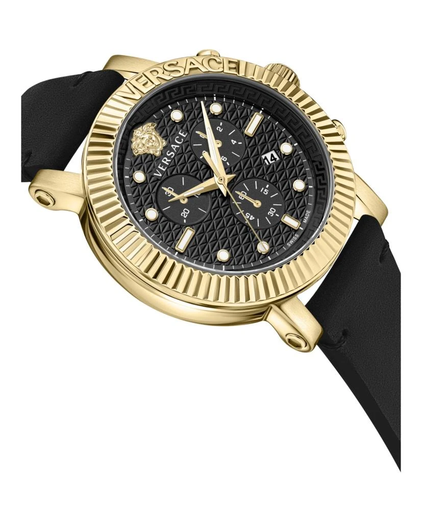 商品Versace|V-Chrono Classic Leather Watch,价格¥4732,第3张图片详细描述