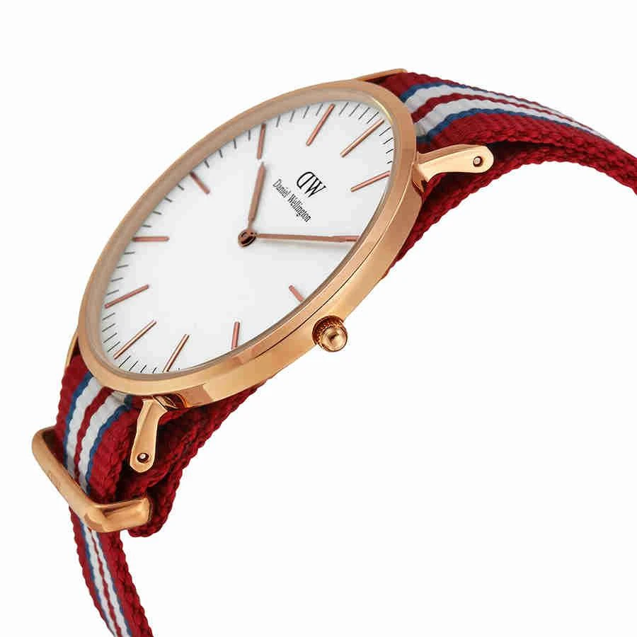 商品Daniel Wellington|Daniel Wellington Exeter White Dial Nato Mens Watch 0112DW,价格¥610,第2张图片详细描述