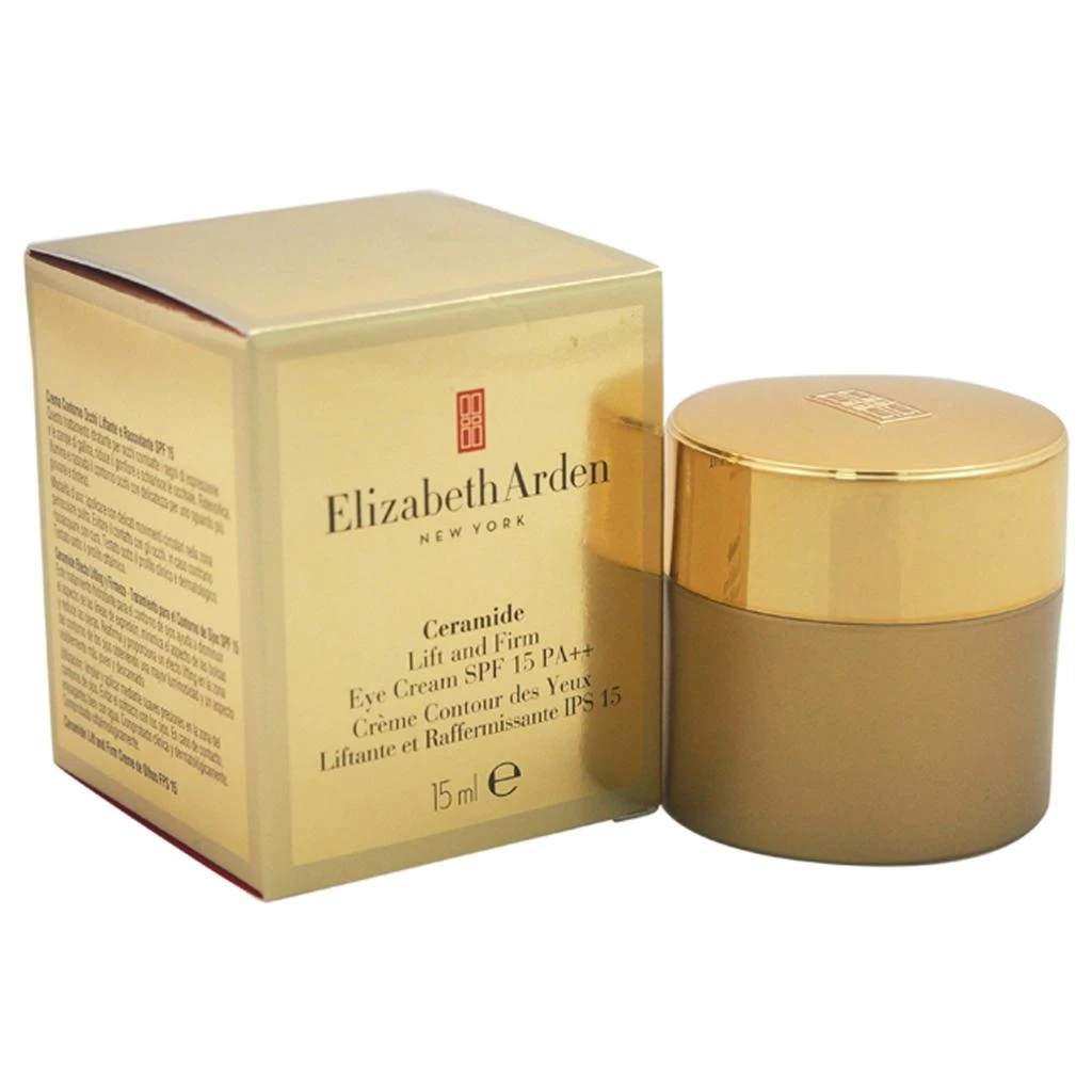 商品Elizabeth Arden|Ceramide Lift and Firm Eye Cream SPF 15 by Elizabeth Arden for Women - 0.5 oz Cream,价格¥225,第1张图片