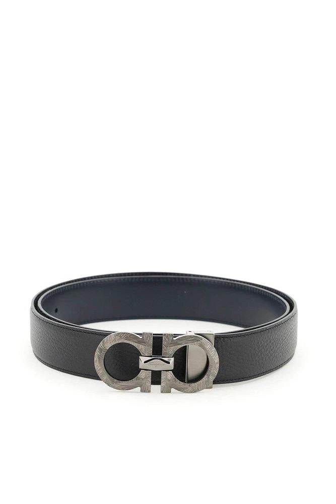 商品Salvatore Ferragamo|Salvatore Ferragamo Gancini Reversible Belt,价格¥2889,第1张图片