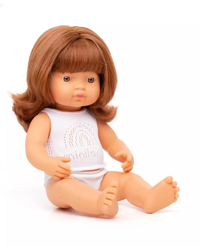 商品MINILAND|15" Baby Doll Caucasian Redhead Girl Set , 3 Piece,价格¥411,第1张图片