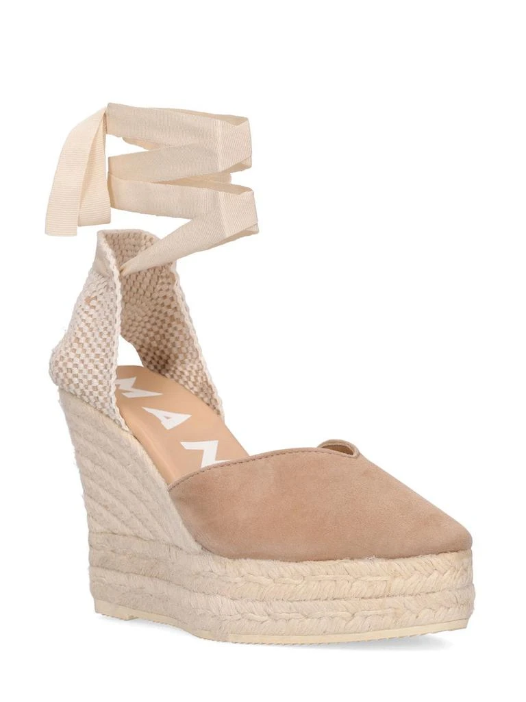 商品MANEBÍ|110mm Suede Espadrille Wedges,价格¥1388,第2张图片详细描述