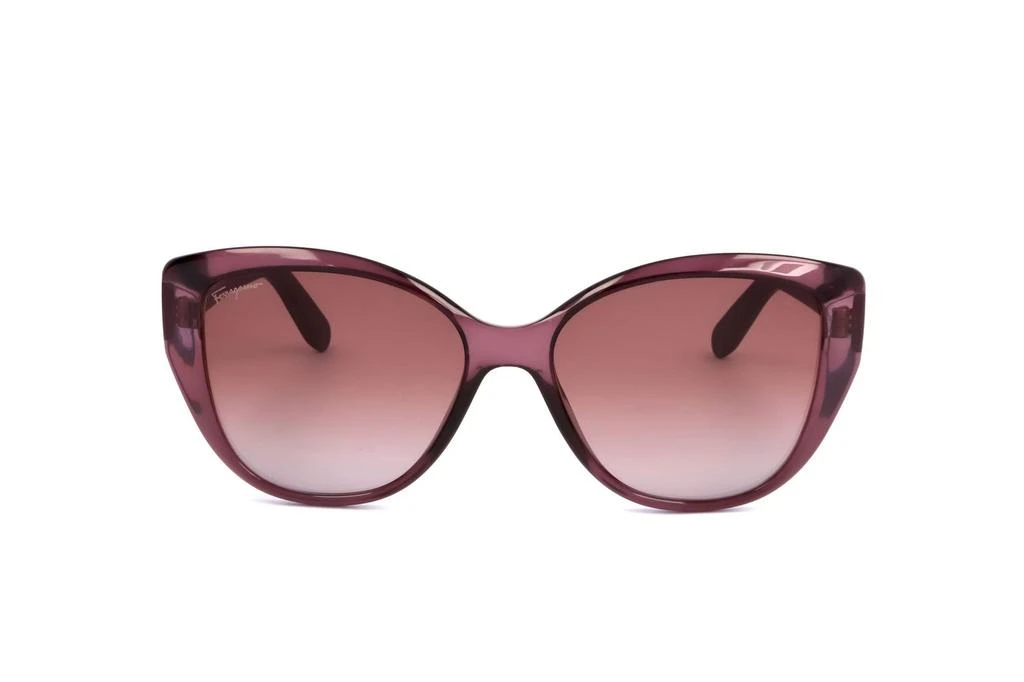 商品Salvatore Ferragamo|Salvatore Ferragamo Eyewear Butterfly Frame Sunglasses,价格¥705,第1张图片