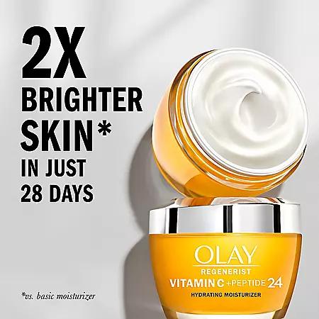 Olay Regenerist Vitamin C + Peptide 24 Face Moisturizer (1.7 oz, 2 pk.)商品第2张图片规格展示