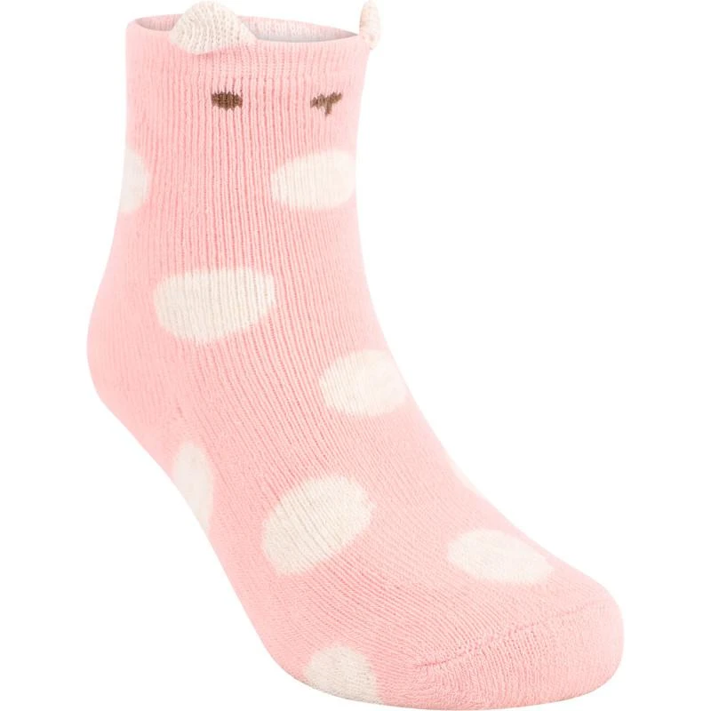 商品Mayoral|Polka dot non slip kitty socks in pink and white,价格¥76,第2张图片详细描述