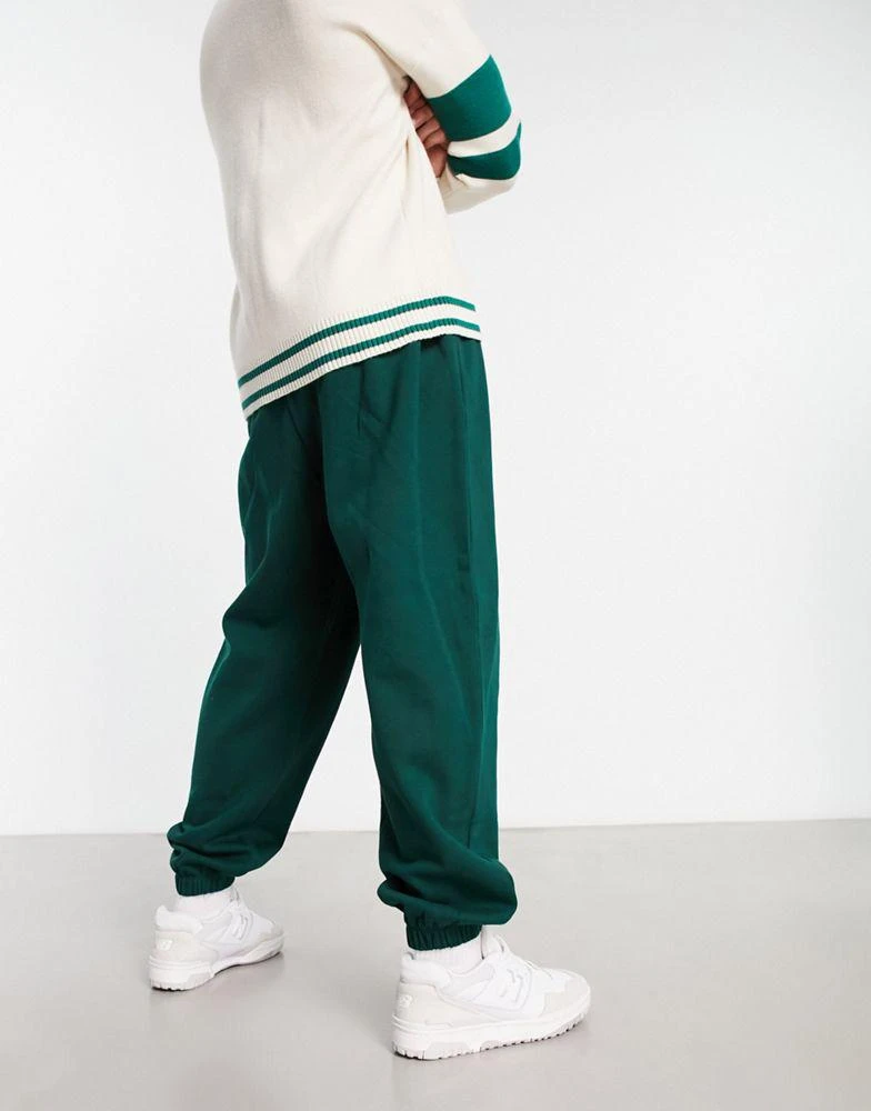 商品ASOS|ASOS DESIGN super oversized joggers in dark green,价格¥278,第2张图片详细描述