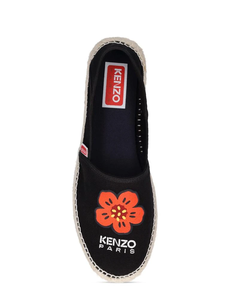 商品Kenzo|Boke Logo Cotton Canvas Espadrilles,价格¥815,第5张图片详细描述