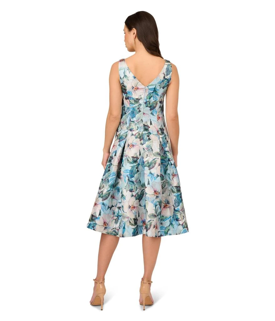 商品Adrianna Papell|Floral Jacquard Midi Dress,价格¥1069,第2张图片详细描述