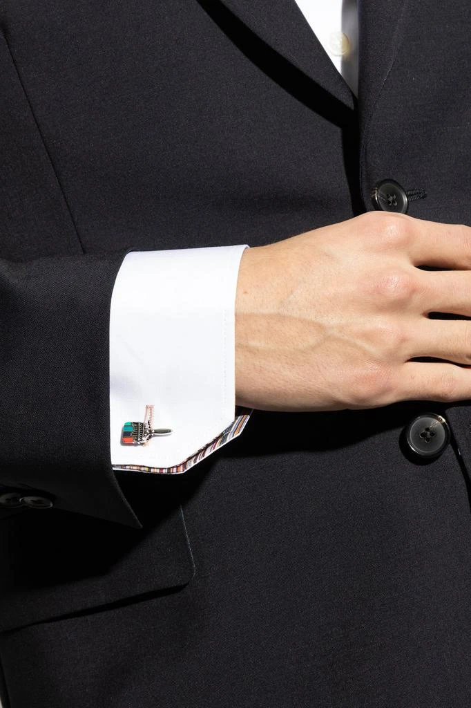 商品Paul Smith|Paul Smith Cufflinks With Brush Motif,价格¥912,第2张图片详细描述