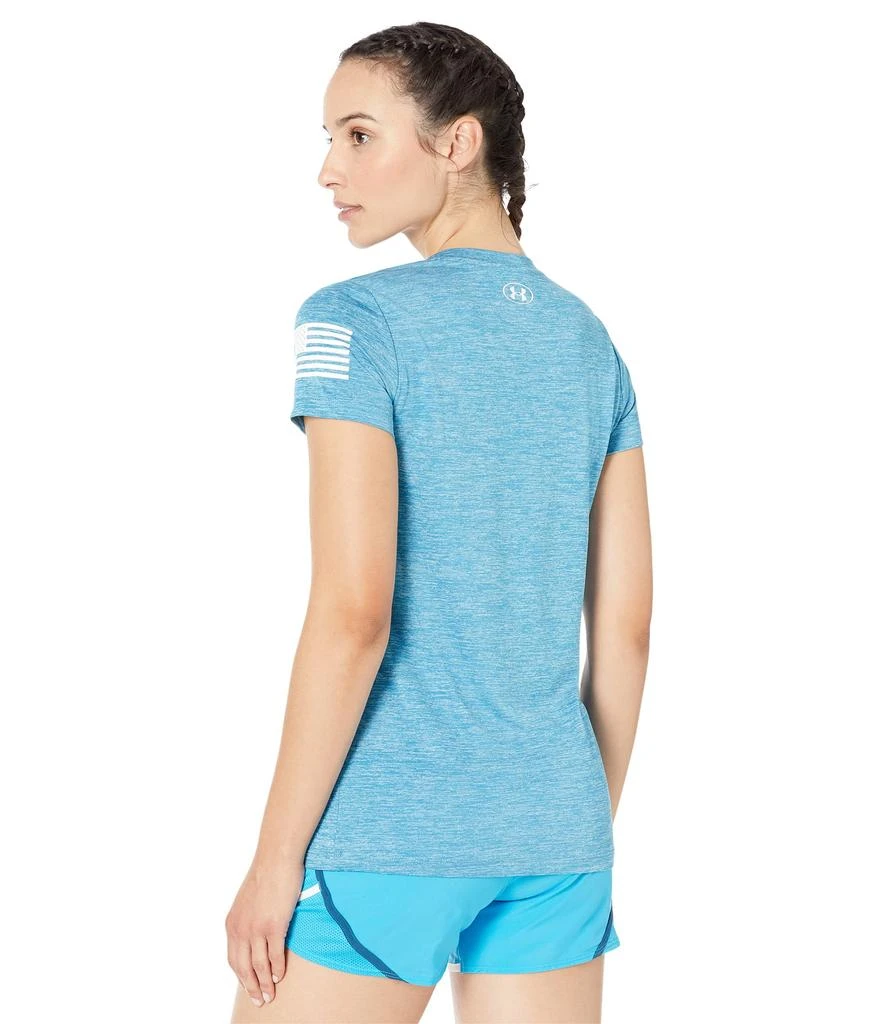 商品Under Armour|Freedom Tech Short Sleeve V-Neck,价格¥187,第2张图片详细描述