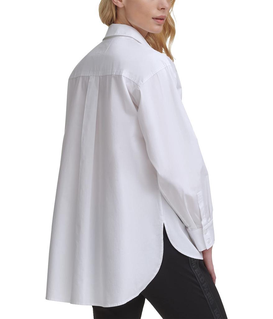 商品Karl Lagerfeld Paris|White Shirt Scenic Logo,价格¥671,第2张图片详细描述