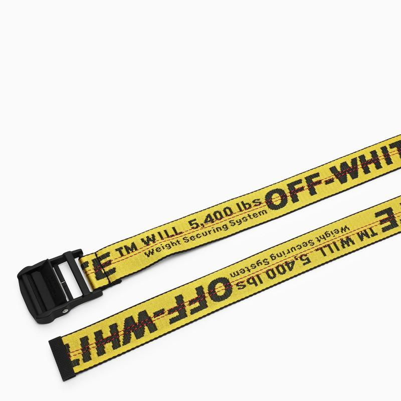 商品Off-White|Yellow Industrial logo belt 3 cm,价格¥1306,第4张图片详细描述
