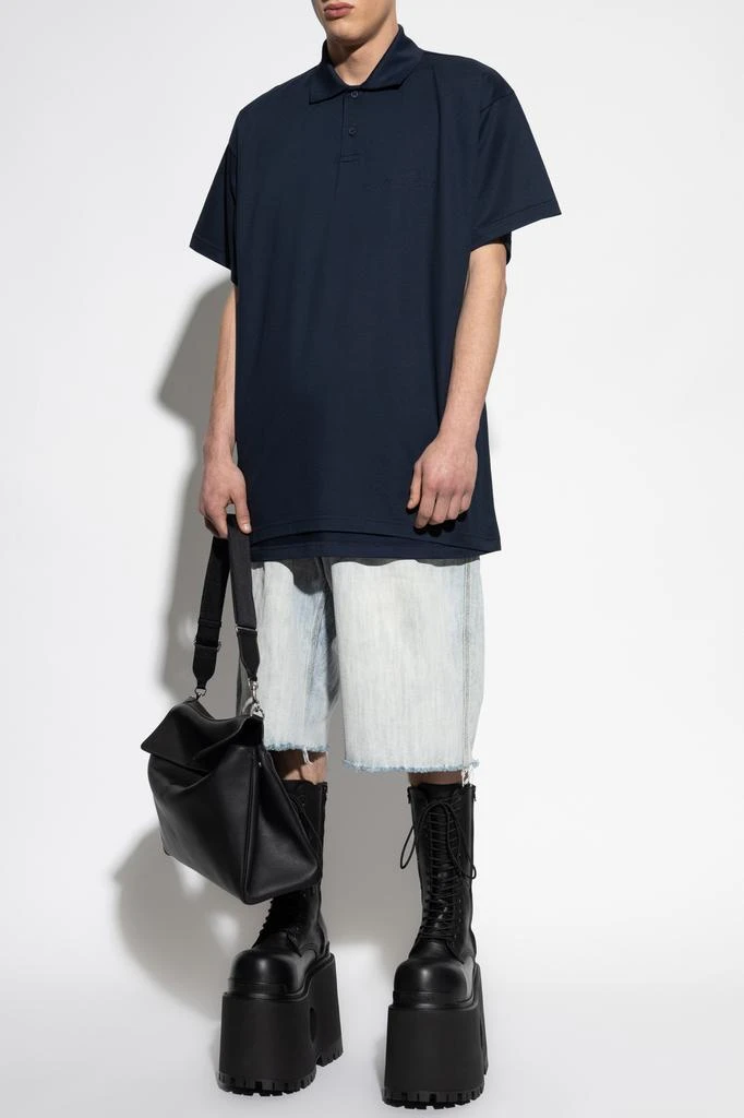 商品Balenciaga|Polo with embroidered logo,价格¥8760,第2张图片详细描述