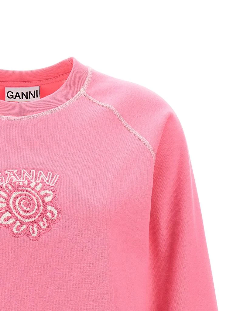 商品Ganni|Logo Sweatshirt Pink,价格¥720,第3张图片详细描述