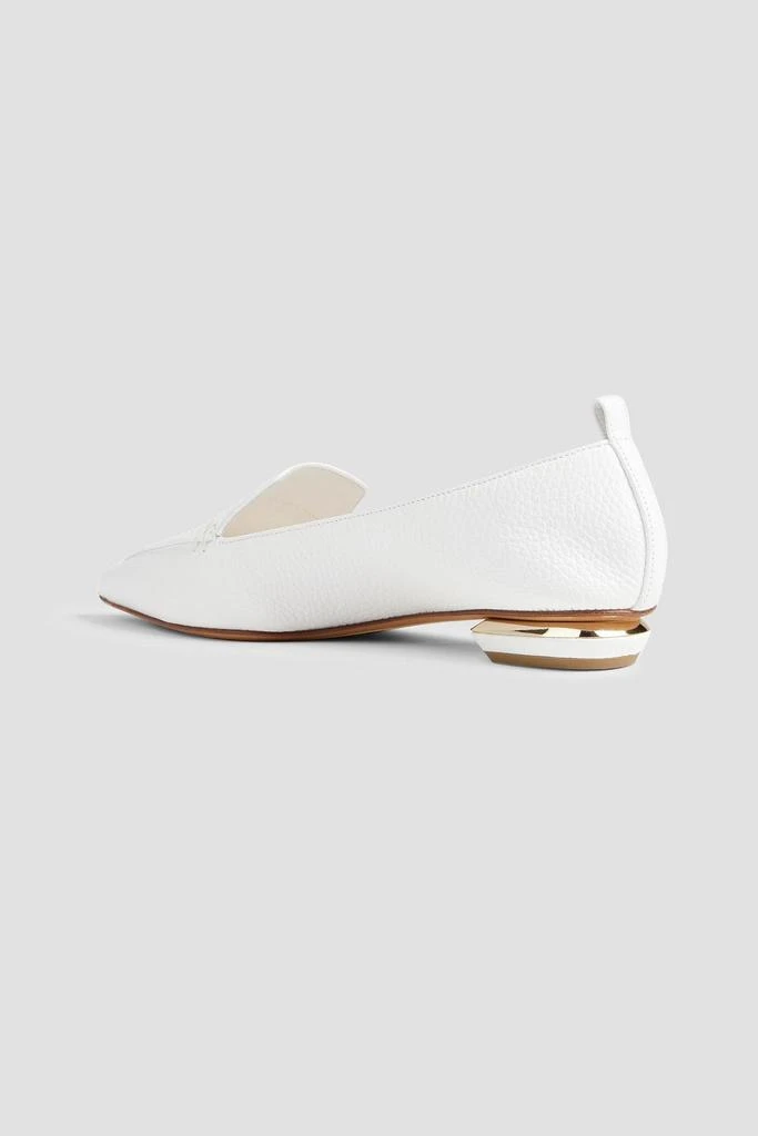 商品Nicholas Kirkwood|Beya pebbled-leather loafers,价格¥1825,第3张图片详细描述