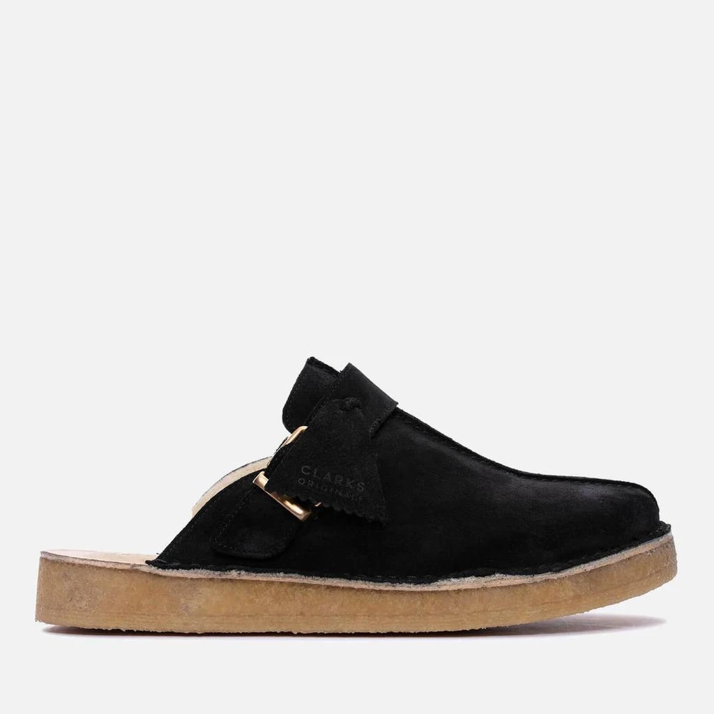 商品Clarks|Clarks Originals Desert Rock Suede Mules,价格¥739,第1张图片