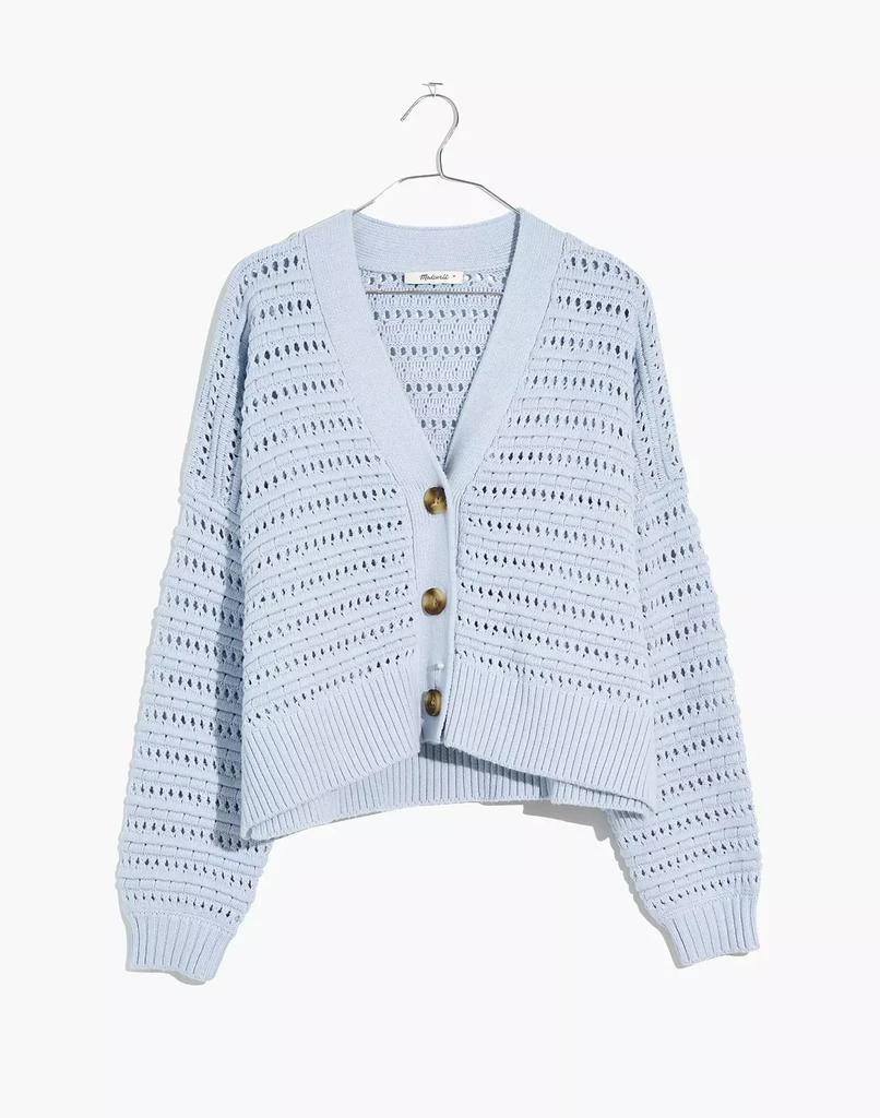 商品Madewell|Tanfield Open-Stitch Cardigan Sweater,价格¥473,第5张图片详细描述