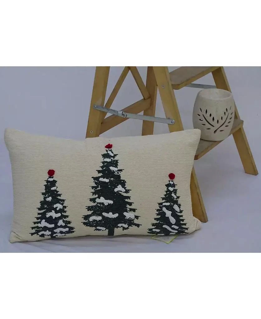 商品Vibhsa|Evergreen Trees Decorative Pillow, 14" x 24",价格¥269,第3张图片详细描述