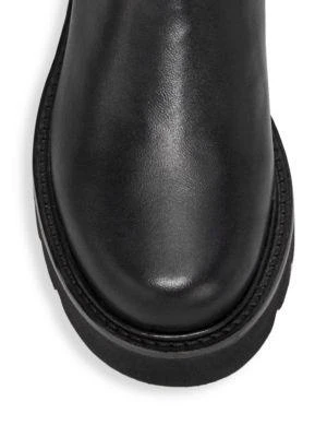 商品Stuart Weitzman|Lift Chain Leather Combat Boots,价格¥1110,第4张图片详细描述