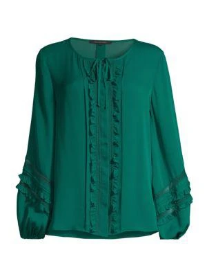 商品Kobi Halperin|Layne Silk Blouse,价格¥718,第5张图片详细描述