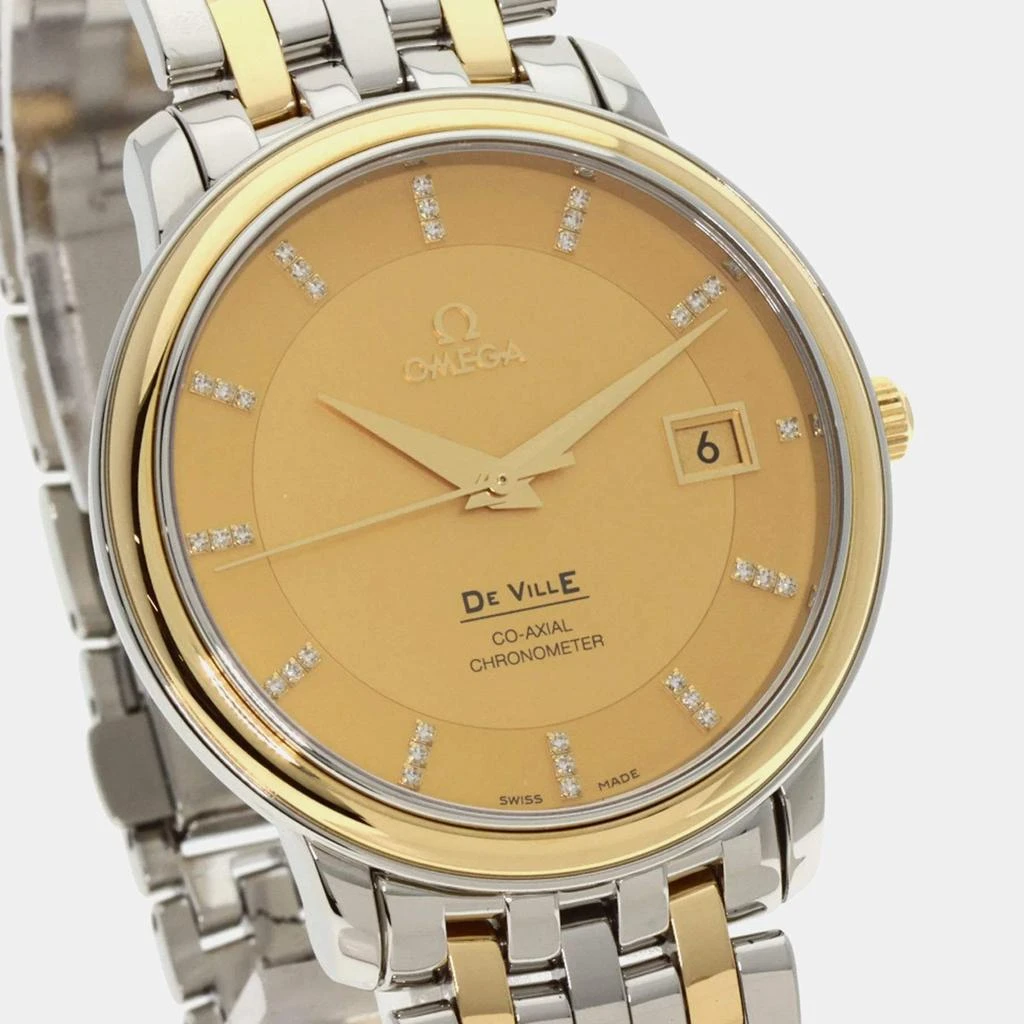 商品[二手商品] Omega|Omega Champagne Stainless Steel De Ville Prestige 4374.15 Automatic Men's Wristwatch 42 mm,价格¥28074,第3张图片详细描述