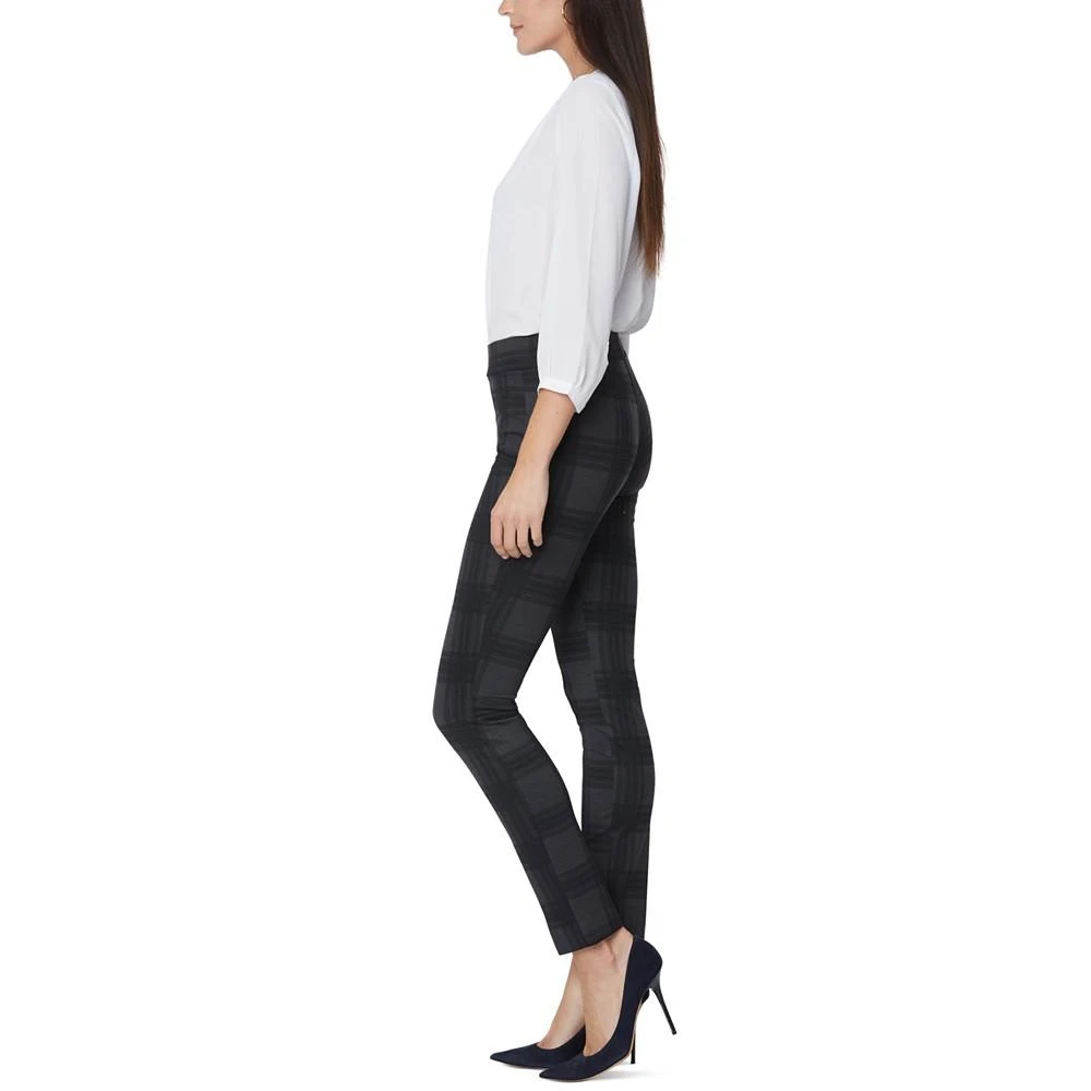商品NYDJ|Petite Plaid Tummy-Control Leggings,价格¥813,第3张图片详细描述