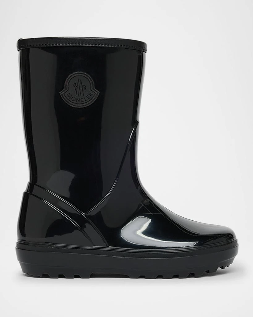 商品Moncler|Girl's Petit Kickstream Rain Boots, Toddler/Kids,价格¥2030,第1张图片