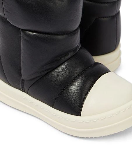 商品Rick Owens|婴幼儿 — Puffer填充皮革靴子,价格¥4128,第4张图片详细描述