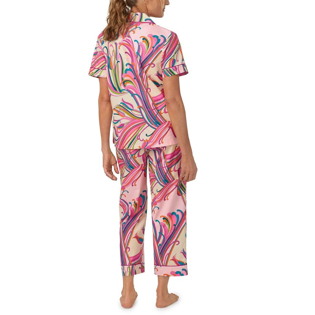 商品Bedhead PJs|Trina Turk x Bedhead Short Sleeve Cropped PJ Set,价格¥753,第2张图片详细描述