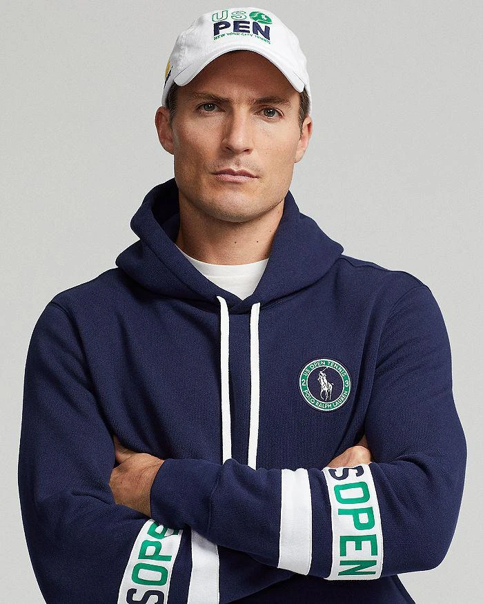 商品Ralph Lauren|US Open Striped Fleece Hoodie,价格¥882,第4张图片详细描述