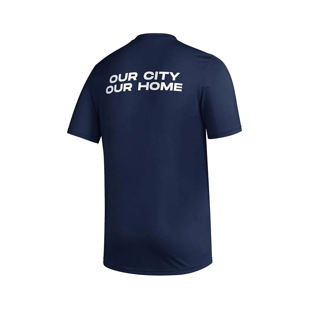 商品Adidas|Men's Navy St. Louis City SC Team Jersey Hook AEROREADY T-shirt,价格¥220,第3张图片详细描述