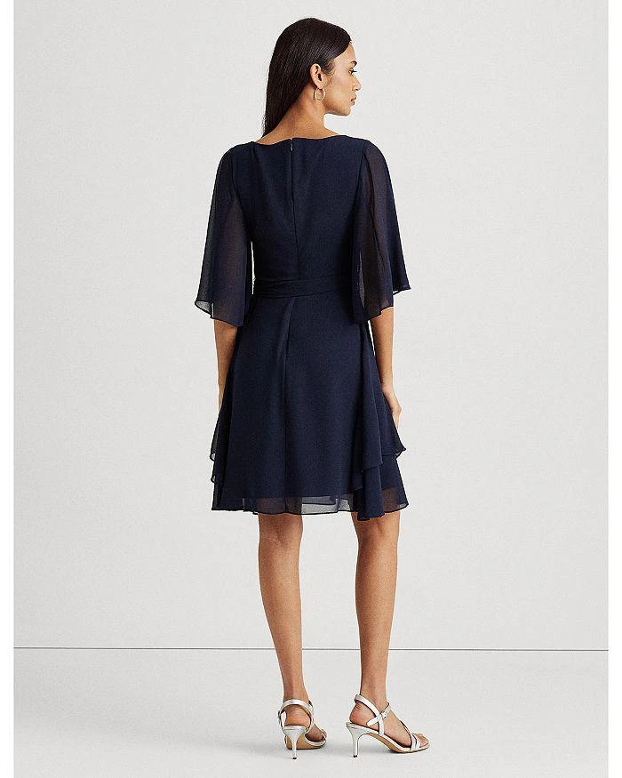 商品Ralph Lauren|Ruffled Georgette Dress,价格¥486,第3张图片详细描述