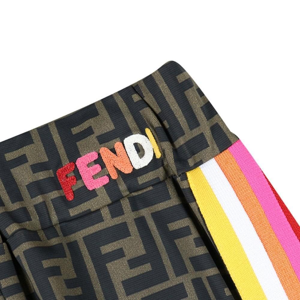 商品Fendi|FF Logo Leggings Brown,价格¥1702,第4张图片详细描述