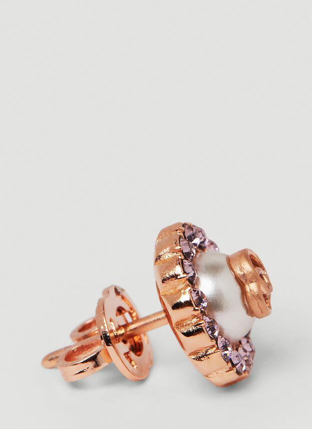 GG Marmont Stud Earrings in Gold商品第4张图片规格展示