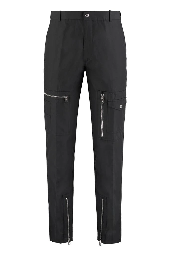 商品Alexander McQueen|Alexander McQueen Multi-pocket Cotton Trousers,价格¥4634,第1张图片