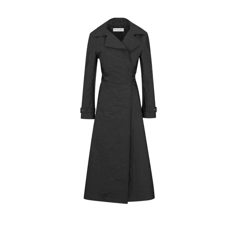 商品Dior|Dior 迪奥 女士黑色涤纶风衣,价格¥37423,第5张图片详细描述