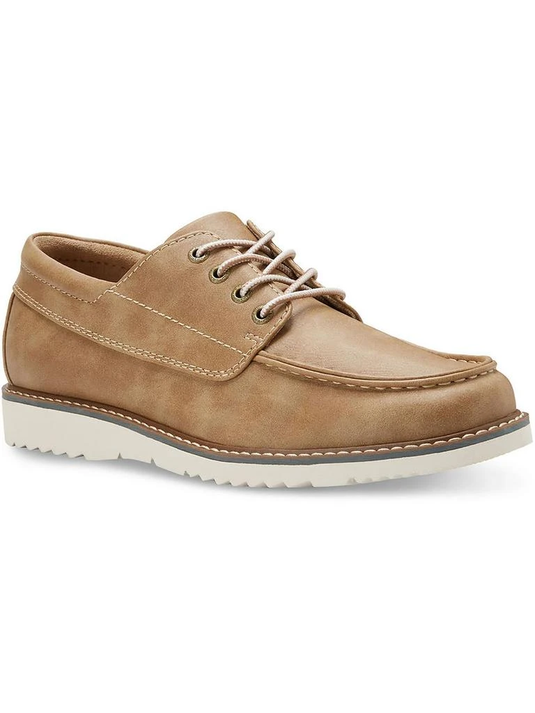 商品Eastland|Jed Mens Faux Leather Moc Toe Oxfords,价格¥504,第1张图片